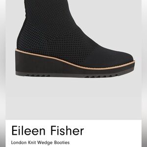 Eileen Fisher Black Ankle Boots